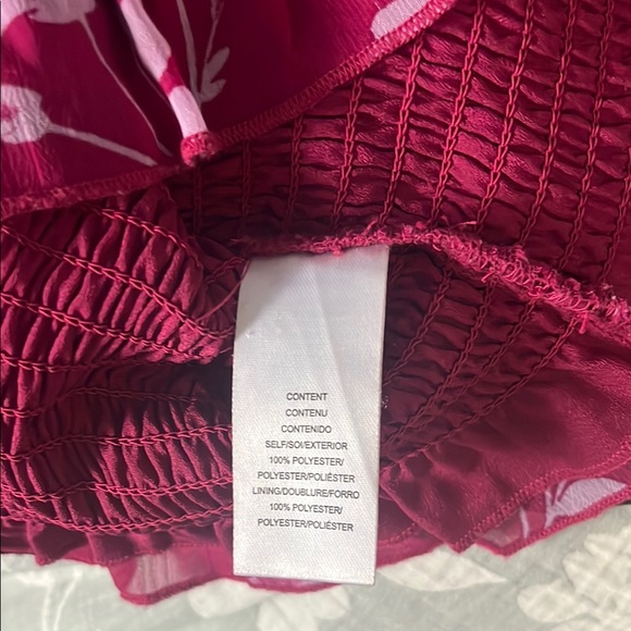 Wayf Floral Ruffle Blouse Rose Color - Picture 7 of 7